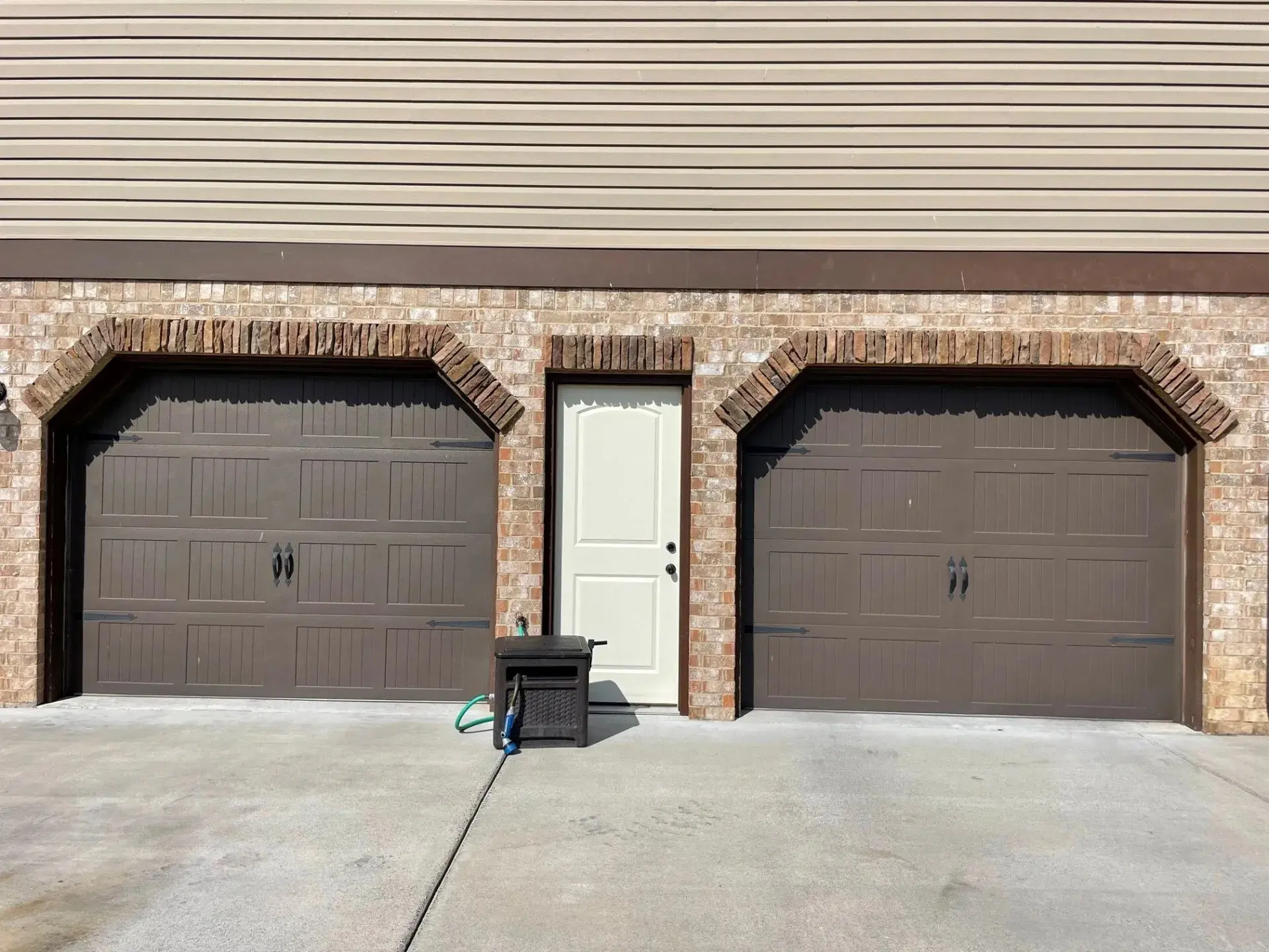 Two residential garage doors installation